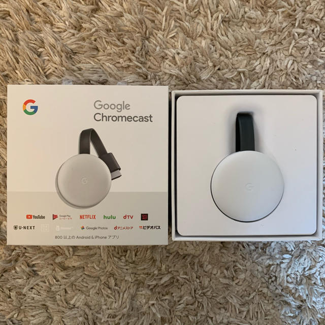 Google chromecast スマホ/家電/カメラのテレビ/映像機器(映像用ケーブル)の商品写真