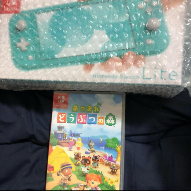 SwitchLITEターコイズ　どうぶつの森セット