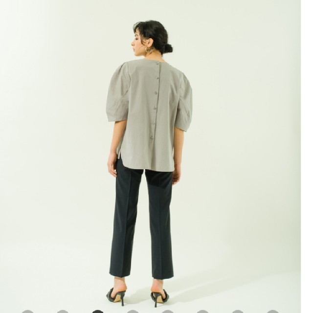 YONFAdouble detail blouse（gray）新品未使用品