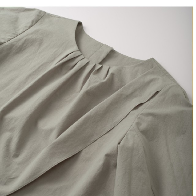 YONFAdouble detail blouse（gray）新品未使用品