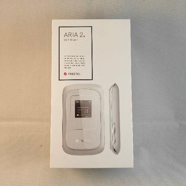 SIMフリー ポケットWi-Fi FREETEL ARIA 2 ホワイト 新品