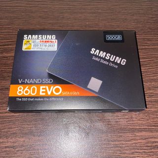 サムスン(SAMSUNG)のSAMSUNG SSD 860EVO 500GB(PCパーツ)