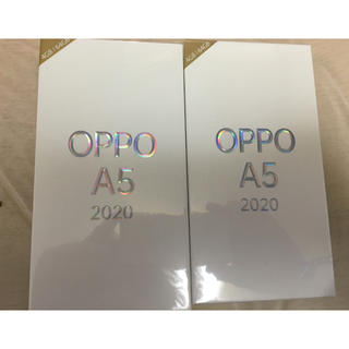 アンドロイド(ANDROID)のOPPO A5 2020 Blue SIMフリー 2台(スマートフォン本体)