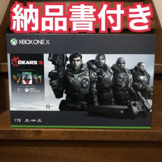 マイクロソフト(Microsoft)のXbox One X (Gears 5 同梱版)(家庭用ゲーム機本体)