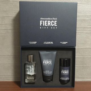 アバクロンビーアンドフィッチ(Abercrombie&Fitch)のAbercrombie&Fitchアバクロ香水フィアース 3点ギフトセット新品(香水(男性用))