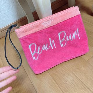 ヴィクトリアズシークレット(Victoria's Secret)のVictoria'sSecret クラッチバッグ ポーチ ピンク ヴィクシー (クラッチバッグ)