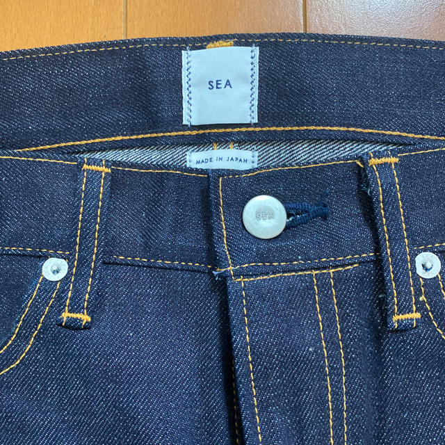 SEA(シー)のSEAのデニム　ジーンズ　サイズ0 1回着　定価3万円 レディースのパンツ(デニム/ジーンズ)の商品写真