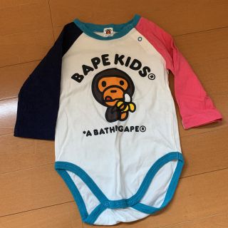 アベイシングエイプ(A BATHING APE)の【新品未使用】ロンパース 80(ロンパース)