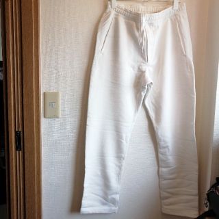 クリストフルメール(CHRISTOPHE LEMAIRE)のUNIQLOU　White　スウェットパンツ　サイズS(その他)