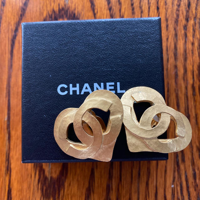 アクセサリーCHANEL ヴィンテージハートイヤリング