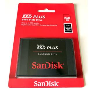 新品 SSD 240GB SanDisk サンディスク SDSSD-240-G2(PCパーツ)