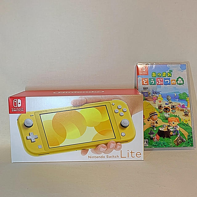 スイッチライト　本体　イエロー　どうぶつの森　任天堂　Switch light