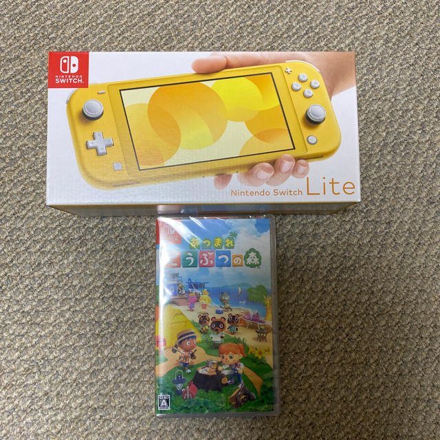 Nintendo Switch LITE イエロー+どう森ソフト