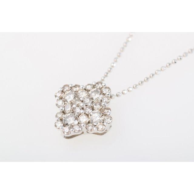 【 新品 】 K18WG 品番9-353 ネックレス ダイヤモンド ネックレス