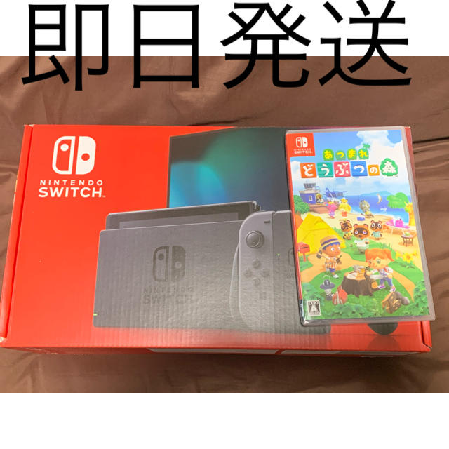 Nintendo Switch Joy-ConL/R グレー&あつ森 セット