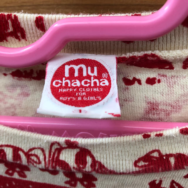muchacha(ムチャチャ)のムチャチャ　ロングTシャツ キッズ/ベビー/マタニティのキッズ服女の子用(90cm~)(Tシャツ/カットソー)の商品写真