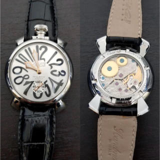 ガガミラノ(GaGa MILANO)の限界値下げ！ガガミラノ　腕時計　5010.07S シルバー(腕時計(アナログ))