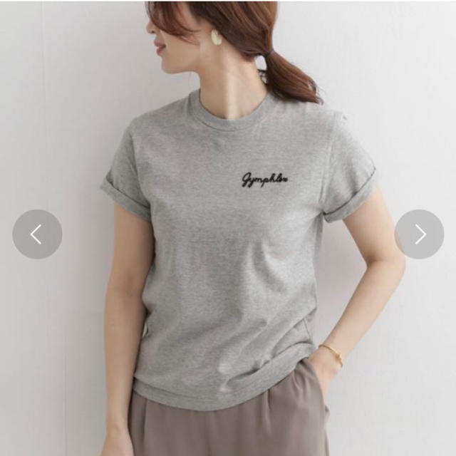 URBAN RESEARCH DOORS(アーバンリサーチドアーズ)のGymphlexロゴTシャツ レディースのトップス(Tシャツ(半袖/袖なし))の商品写真