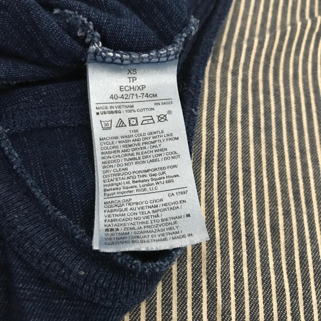 GAP(ギャップ)のGAPロンT 長袖 (ブルー、青) メンズのトップス(Tシャツ/カットソー(半袖/袖なし))の商品写真