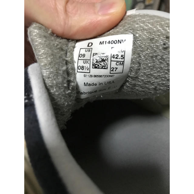 New Balance(ニューバランス)の廃盤品 J.CREW購入 ニューバランス NB 1400 USA製 アメリカ製 メンズの靴/シューズ(スニーカー)の商品写真