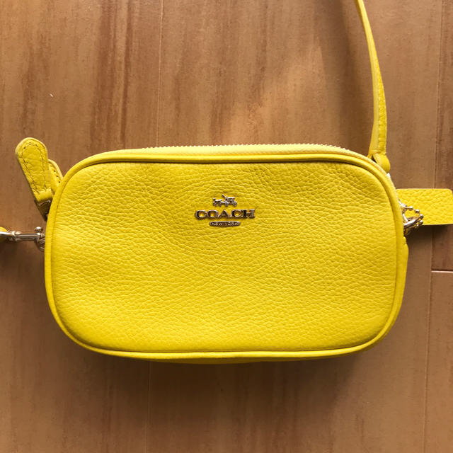 【新品未使用•coach】綺麗なyellowのショルダー 1