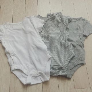 ベビーギャップ(babyGAP)のBaby Gap☆ベビー ロンパース 3枚組 3〜6month(ロンパース)