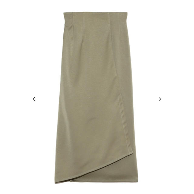Lily Brown(リリーブラウン)のサテンスカート レディースのスカート(ひざ丈スカート)の商品写真