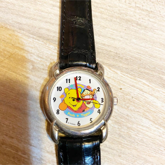 くまのプーさん(クマノプーサン)のプーさんのヴィンテージウォッチ レディースのファッション小物(腕時計)の商品写真