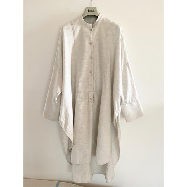 品数豊富！ DEUXIEME チュニック シャツ SHIRT DRESS WIDE COTTON ARGUE - CLASSE シャツ/ブラウス(長袖/七分)