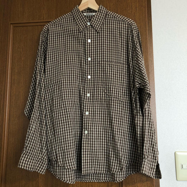 COMOLI(コモリ)のAURALEE SUPER LIGHT CHECK BIG SHIRTS  メンズのトップス(シャツ)の商品写真