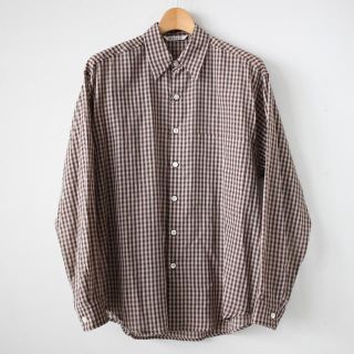 コモリ(COMOLI)のAURALEE SUPER LIGHT CHECK BIG SHIRTS (シャツ)