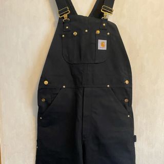 カーハート(carhartt)のCarhartt/カーハート ブラック/デニム オーバーオール W32 (サロペット/オーバーオール)