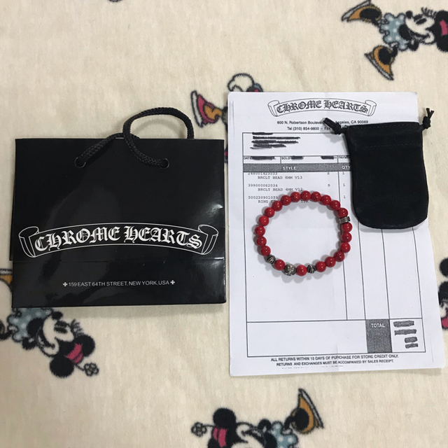 全品送料無料ブレスレット キッタン様 売約済chrome Hearts クロムハーツ 数珠 ブレスレット