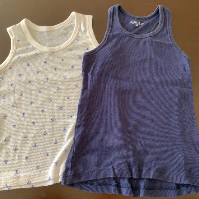 男の子タンクトップ2枚セット キッズ/ベビー/マタニティのキッズ服男の子用(90cm~)(下着)の商品写真