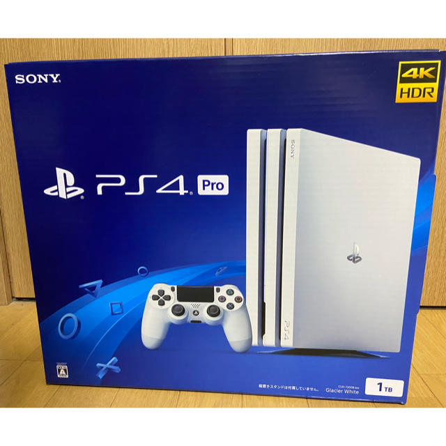 新品】PS4 pro ホワイト 1TB-