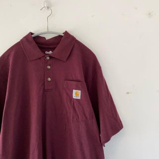 カーハート(carhartt)のCarhartt 半袖 ポロシャツ S カーハート ポケット US企画(ポロシャツ)