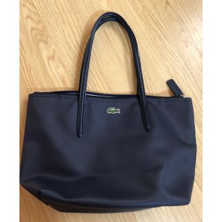 ラコステ(LACOSTE)のラコステ☆トートバッグ レディース*小さめﾌｬｽﾅｰ付(トートバッグ)