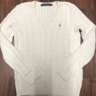 ラルフローレン(Ralph Lauren)のラルフローレン　ポロラルフローレン　セーター　白(ニット/セーター)