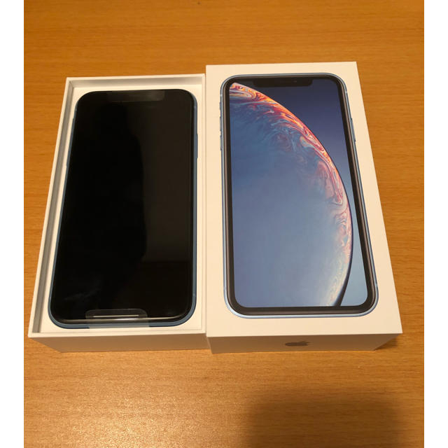 標準セット全て状態iPhone XR 128GB Blue 新品未使用品