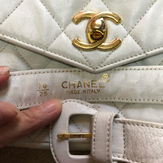 CHANEL シャネル マトラッセ ウエストポーチ ラムスキン ゴールド金具