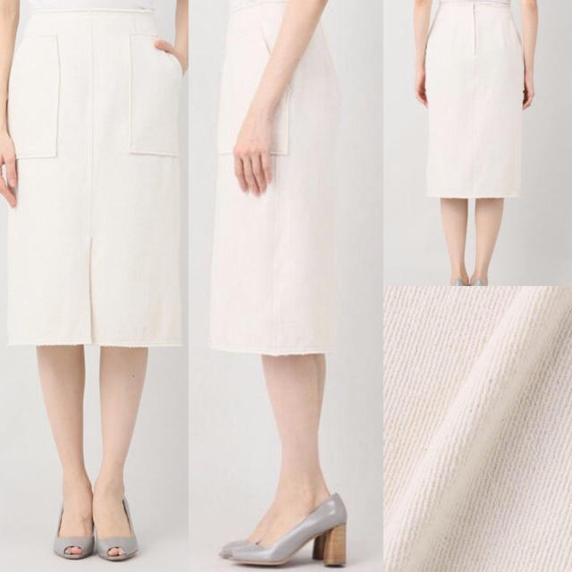 Plage Ecru ストレートスカート《アイボリー》34 size 1