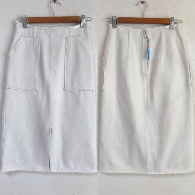 Plage Ecru ストレートスカート《アイボリー》34 size 2