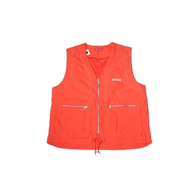 Supreme(シュプリーム)のSUPREME NYLON CARGO VEST DARK ORANGE メンズのトップス(ベスト)の商品写真