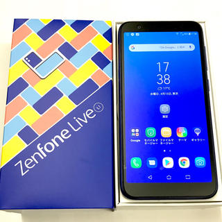 エイスース(ASUS)のASUS Zenfone Live L1 ブルー ZA550KL SIMフリー(スマートフォン本体)