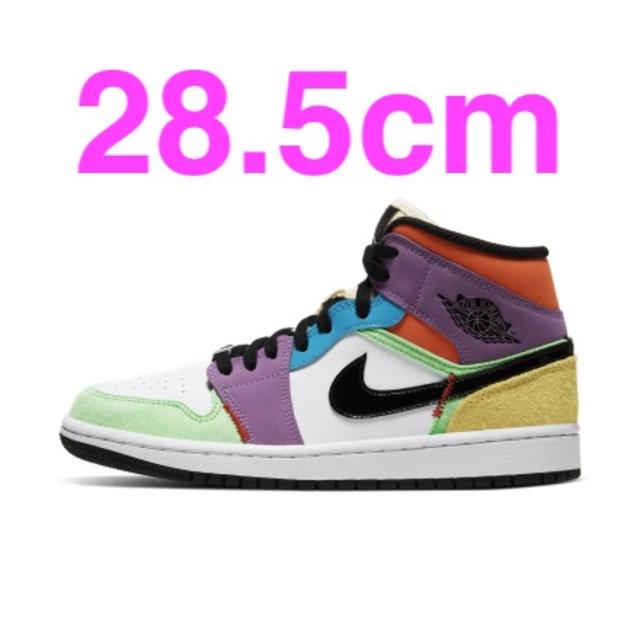 NIKE WMNS AIR JORDAN 1 MID SE 28.5cmスニーカー