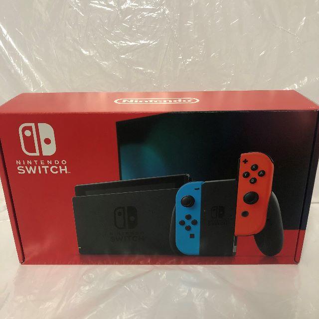 任天堂(ニンテンドウ)の【新品未開封】Nintendo Switch 本体 ネオン エンタメ/ホビーのゲームソフト/ゲーム機本体(家庭用ゲーム機本体)の商品写真