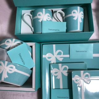 ティファニー(Tiffany & Co.)のティファニー ブルーボウ　4点セット(ご自宅用)(食器)