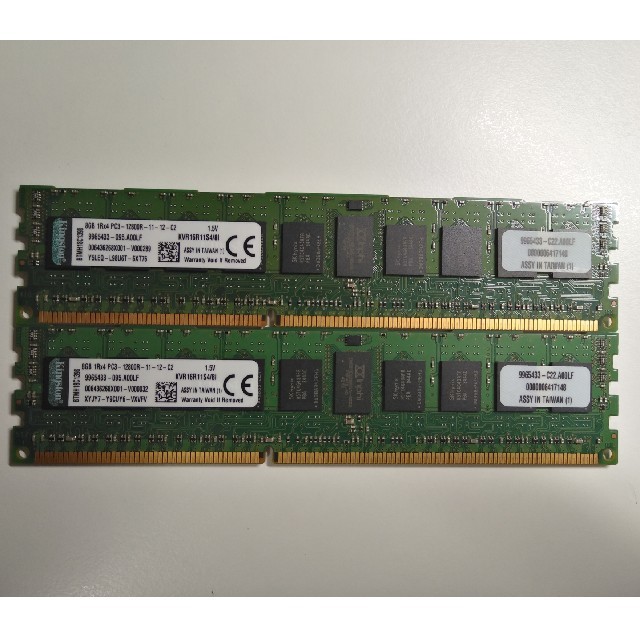 DDR3 16GB (8GB×2)　Mac、Winでも動作確認済みPCパーツ