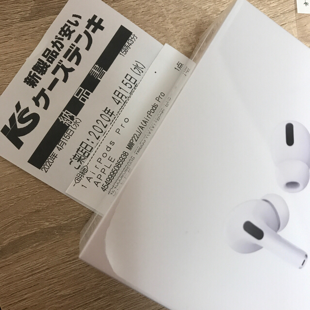 ヘッドフォン/イヤフォン【新品未開封】AirPods pro  MWP22J/A