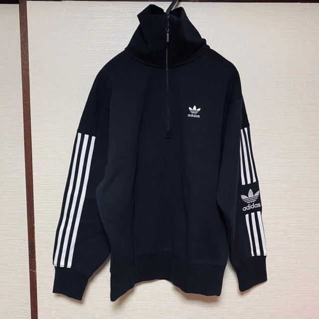 adidas(アディダス)のハーフジップ スウェットシャツ  レディースのトップス(トレーナー/スウェット)の商品写真